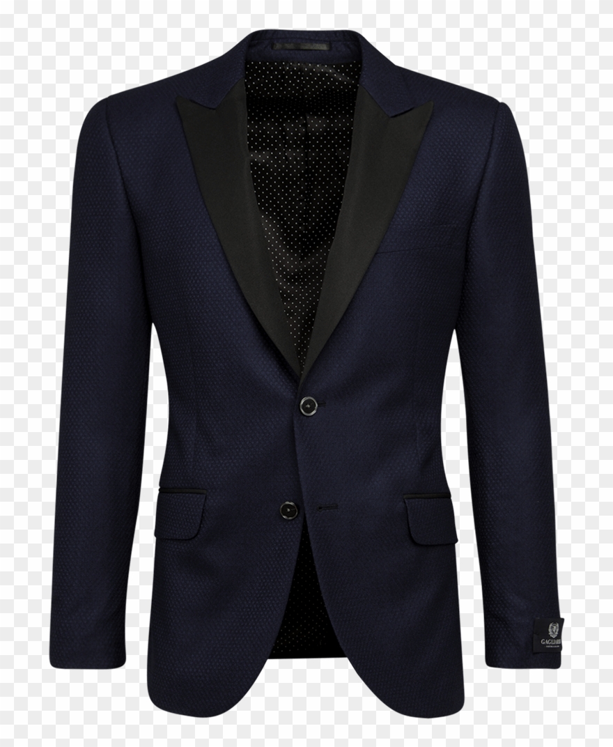 Royal Blue Diamond Weave Dinner Jacket - Suit Clipart