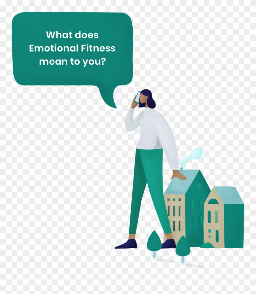 We're On A Mission To Mainstream Emotional Fitness - Illustration Clipart