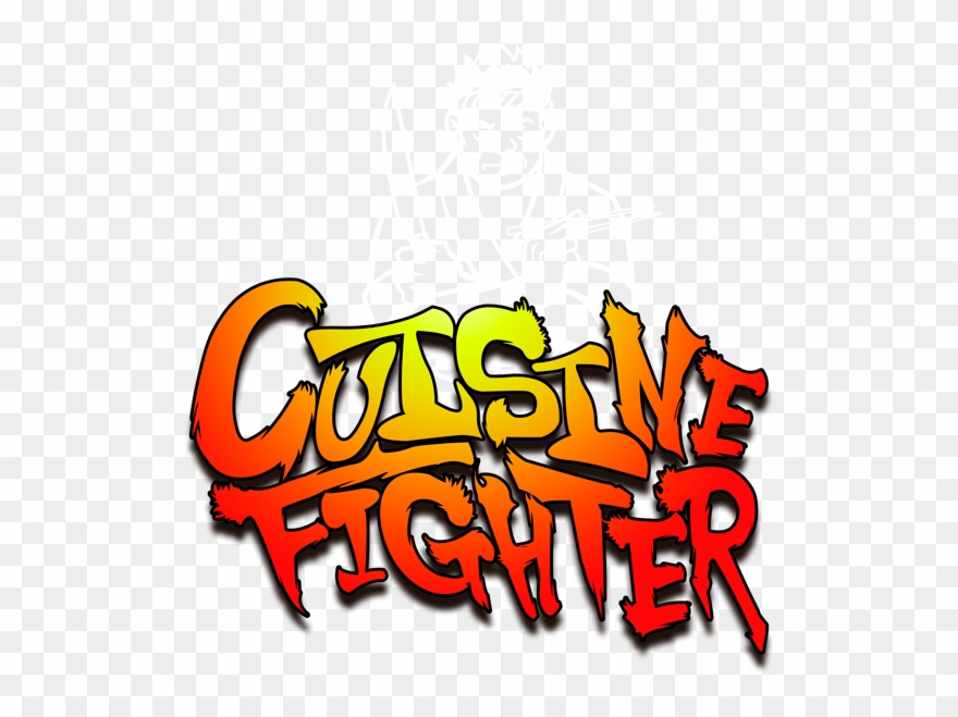 Cuisine Fighter Press The Logo - Illustration Clipart