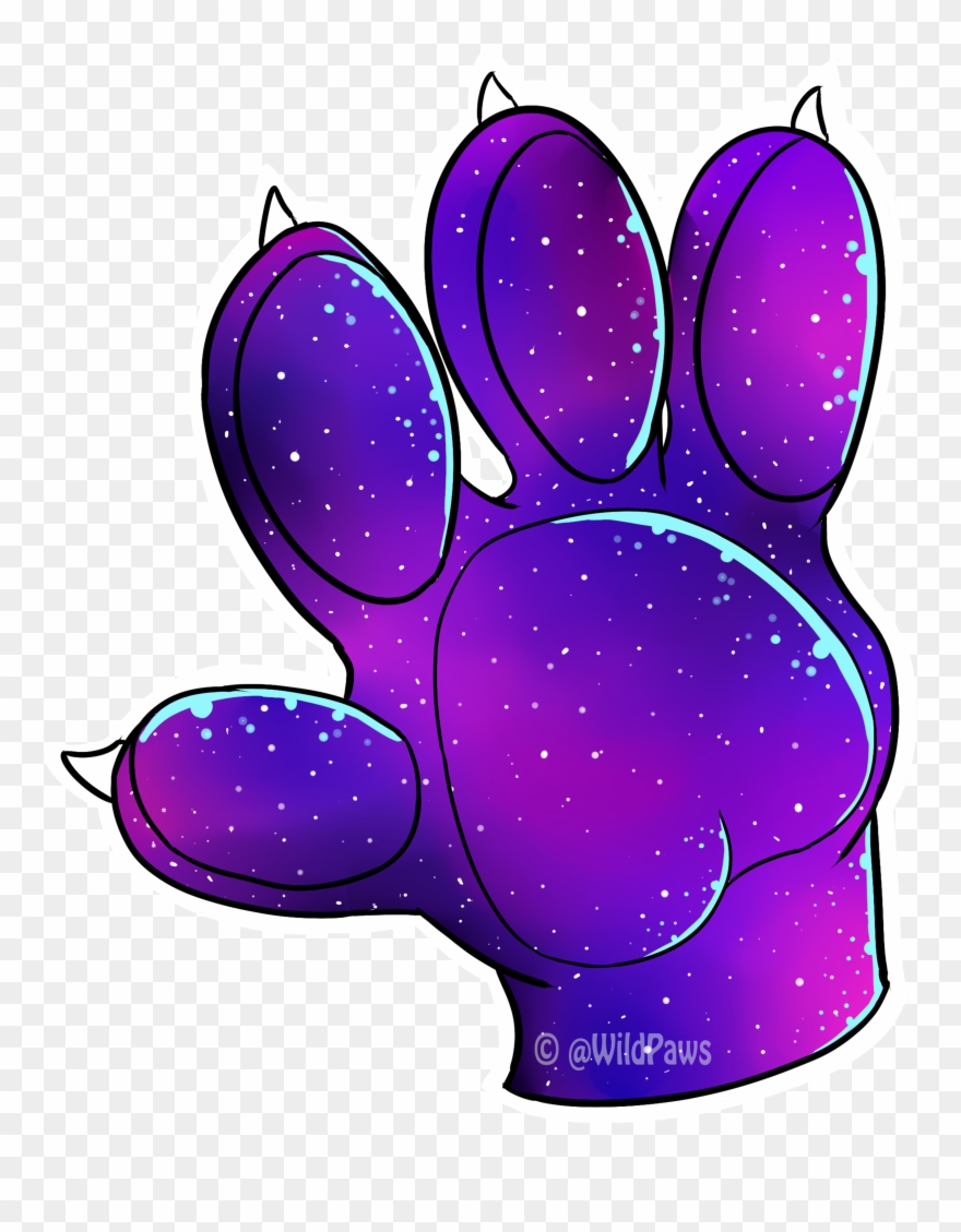 Furry Pride Wm Tshirt - Furry Paw Print Clipart