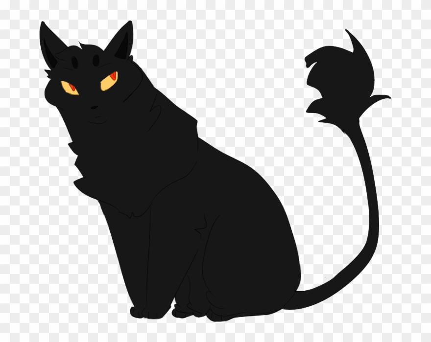 Warrior Cats « Older Stonegaze Deadsight - Black Cat Clipart