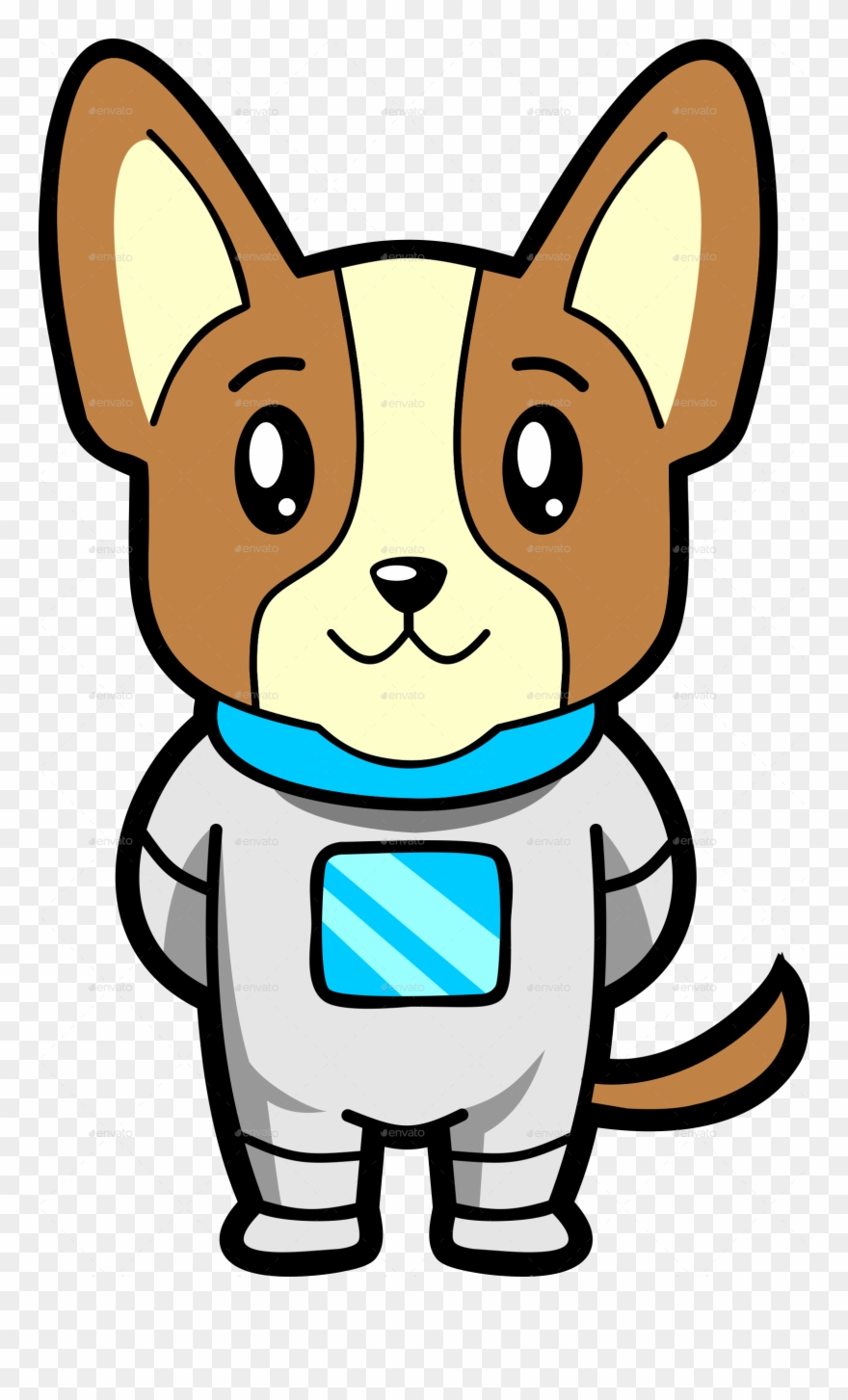 Jpg And Png Files/1 Jpg And Png Files/1 Jpg And Png - Cute Space Dog Clipart