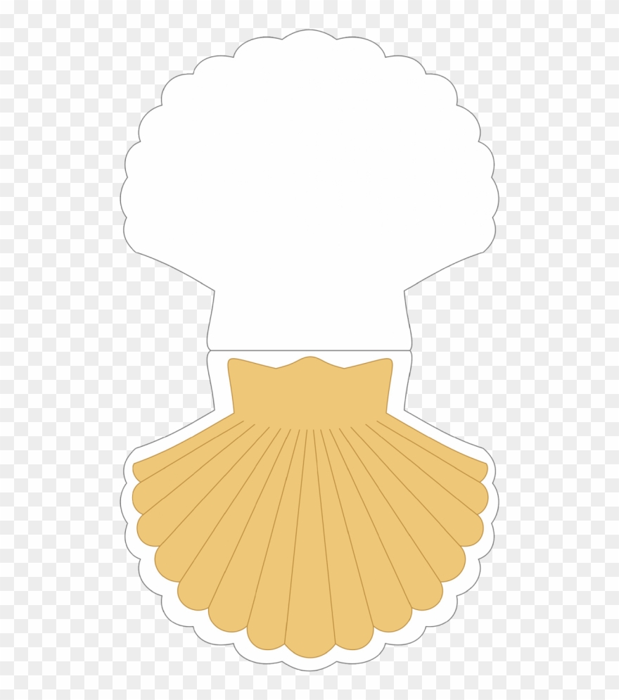 Concha Pequena Sereia Png - Molde Convite Concha Pequena Sereia Clipart