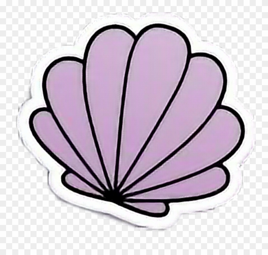 Sereia Sticker - Concha Png Clipart