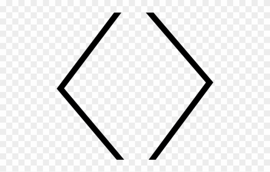 Triangle Clipart Diamond Shape - شکل های متوازی الاضلاع - Png Download