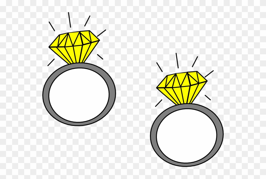 Ring Clipart Black And White - Png Download