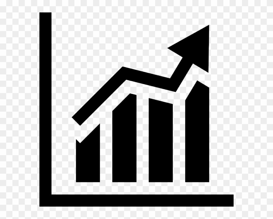 Graph Png Photo - Black Business Icon Png Clipart