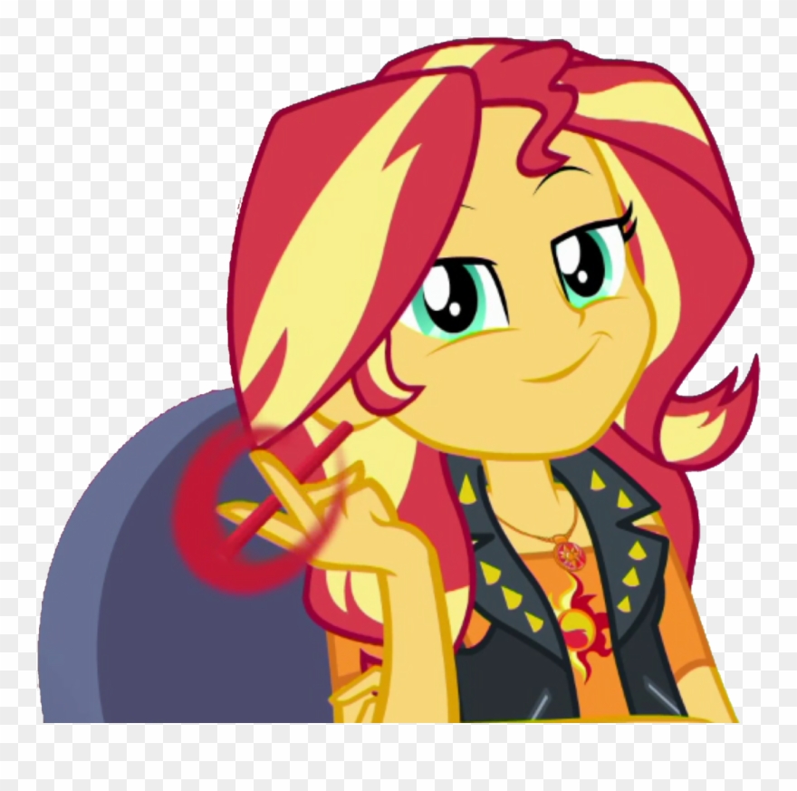 Thebar, Chair, Confident, Equestria Girls, Equestria - Sunset Shimmer My Little Pony Equestria Girls Looking Clipart