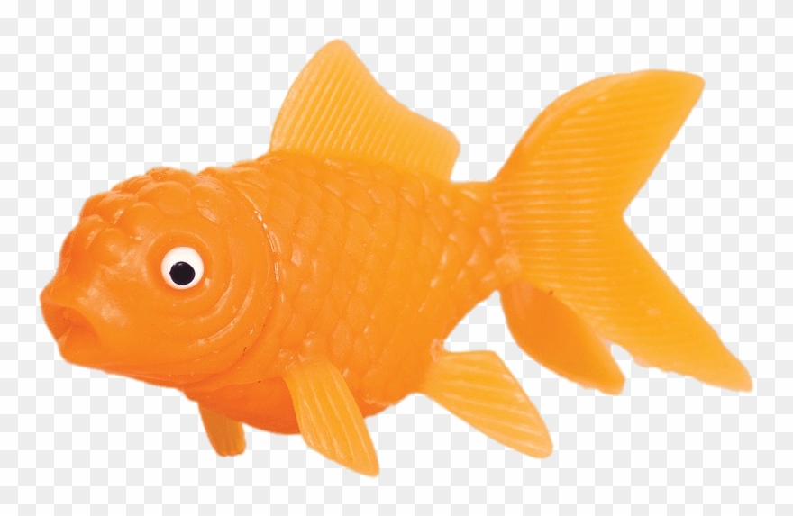 Download Plastic Goldfish Transparent Png - Goldfish Toy Clipart