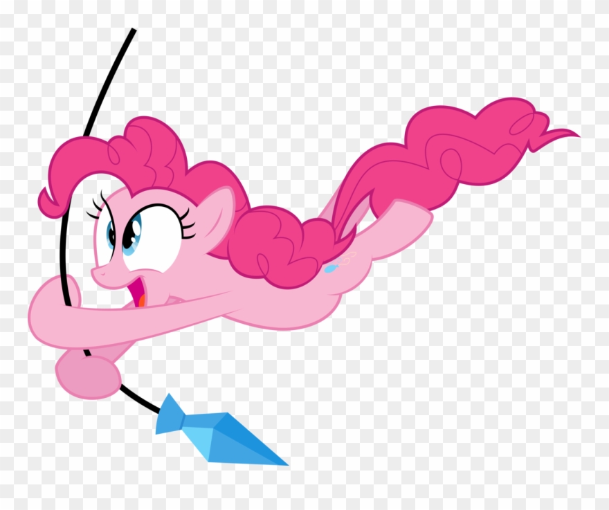 Pinkie Pie, Rope, Safe, Smiling, Swinging Clipart