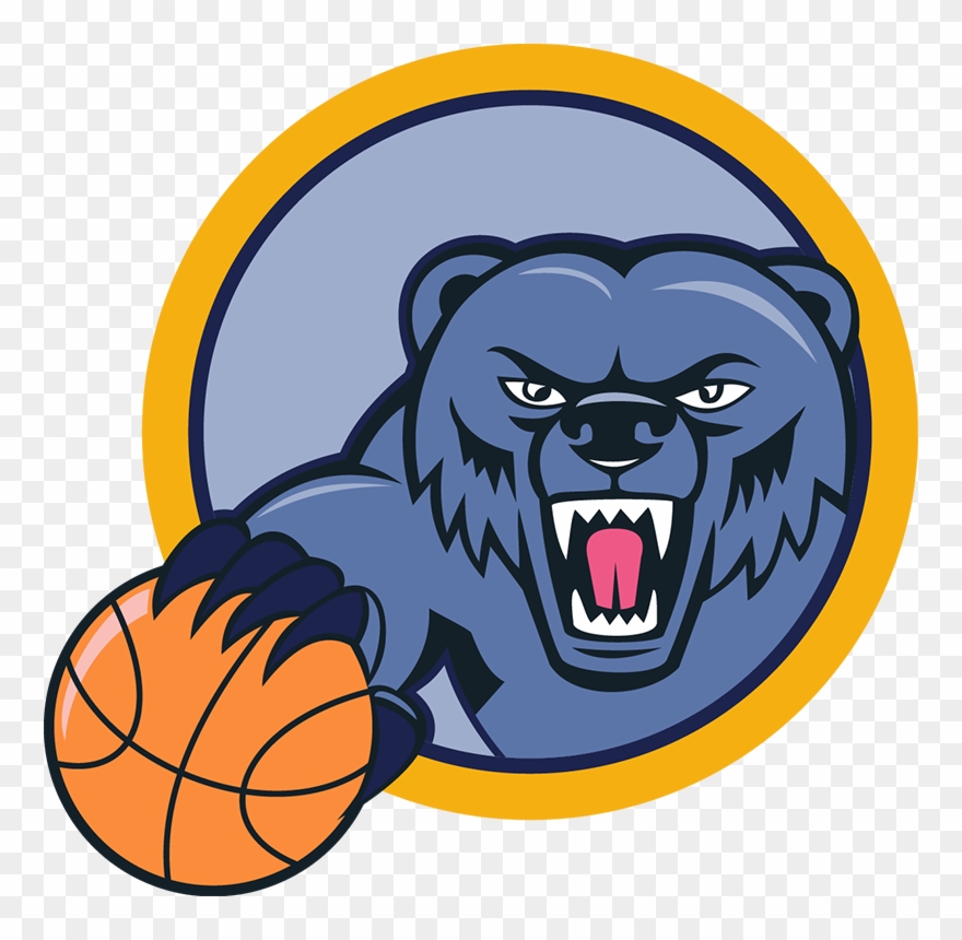 Grizzlies Out Hustle Rockets And Head To Dallas - Mad Grizzly Bear Logo Clip Art - Png Download