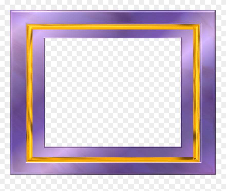 Purple Frame Png - Picture Frame Clipart