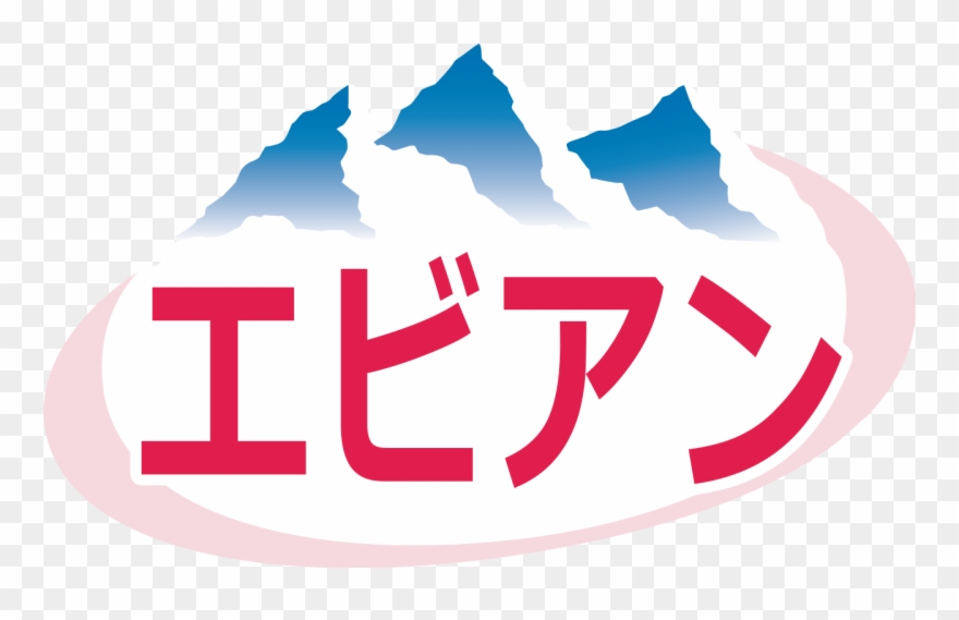 #graphic #logo #evian #water - Evian Water Clipart