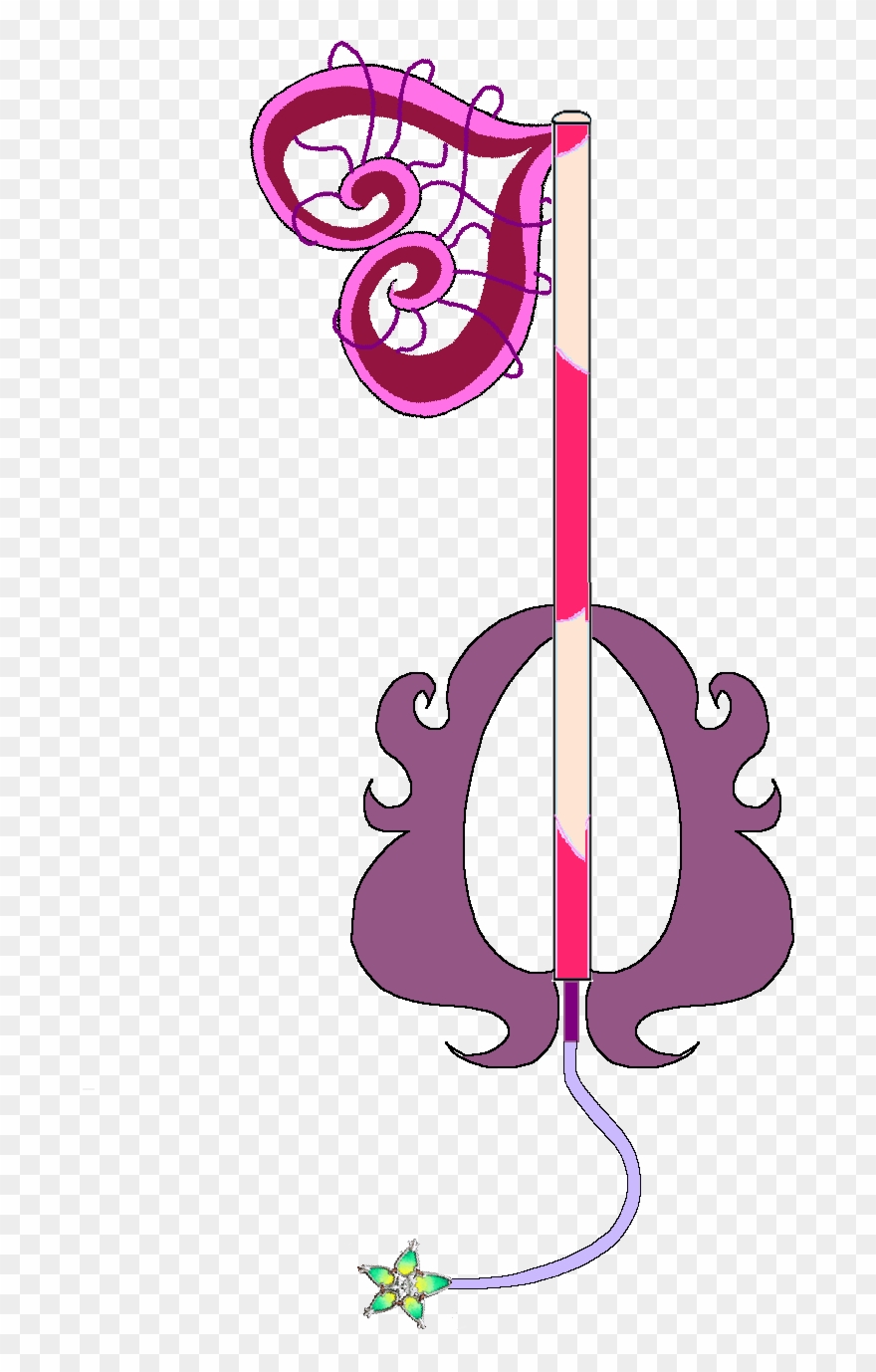Lyndsey's Keyblade - Illustration Clipart