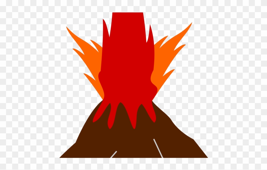 Volcano Clipart Vulcano - Иконки Вулкан - Png Download