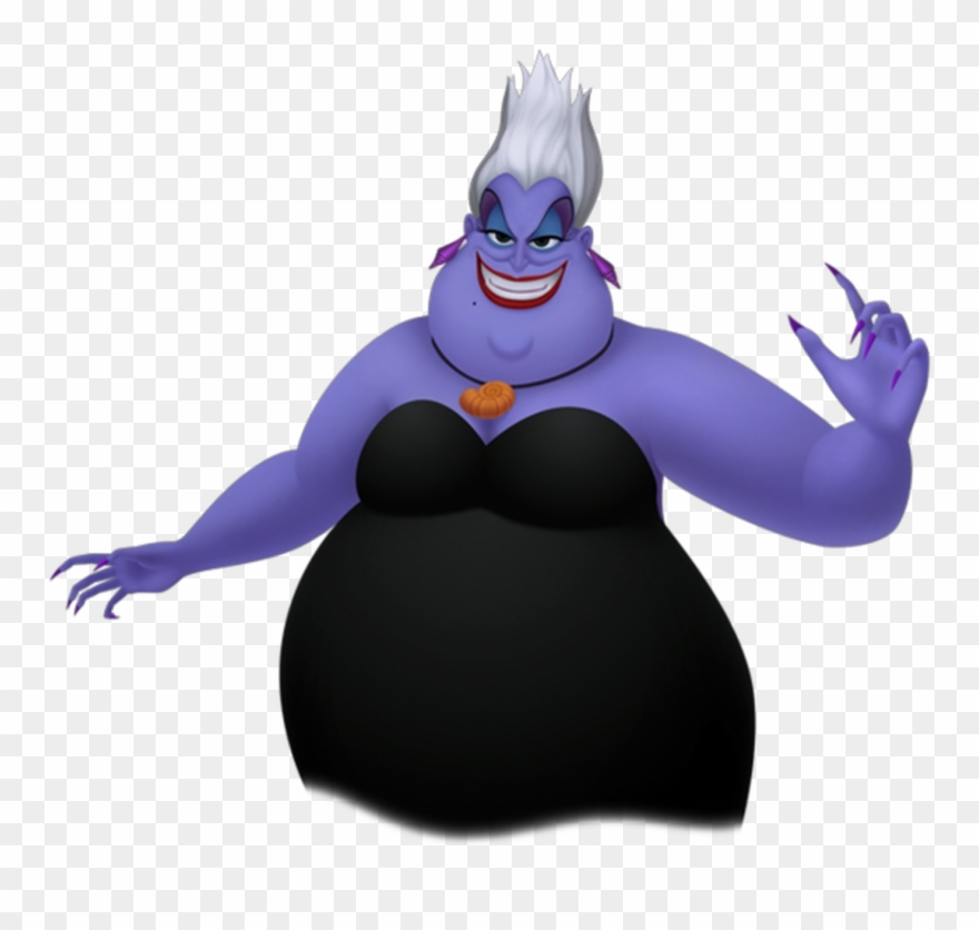 7 Of - Ursula Kingdom Hearts Clipart