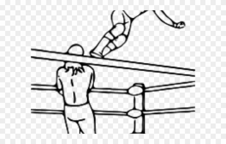 Wwe Clipart Black And White - Pro Wrestling Png Transparent Png
