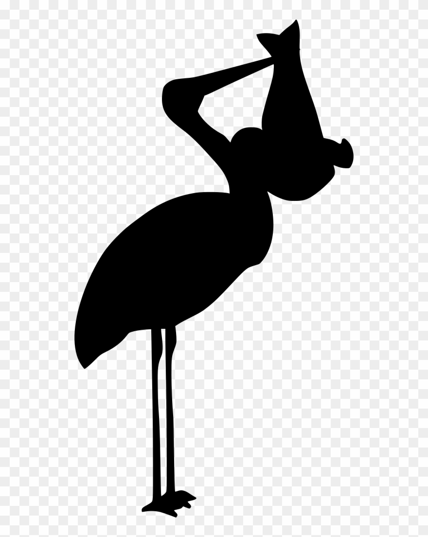 Download Png - Stork Cake Topper Clipart