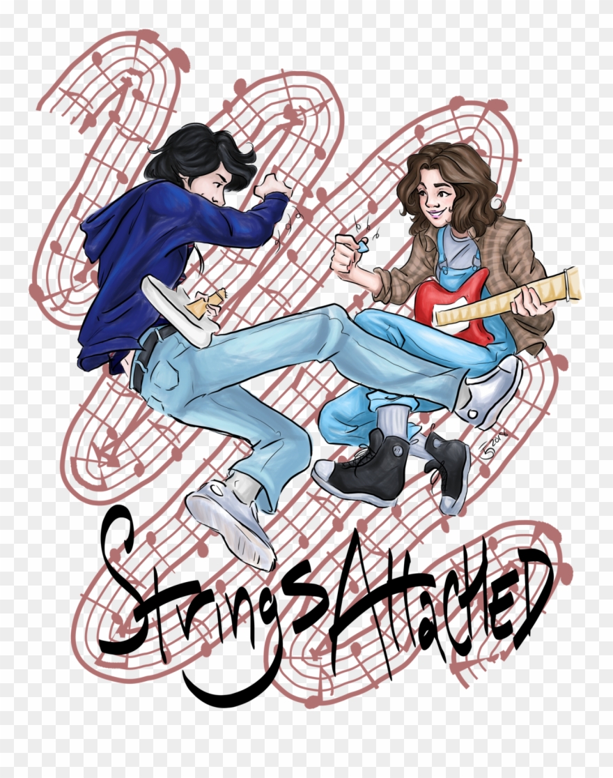 Strings Attached “in Which High School Students Mike, - Illustration Clipart