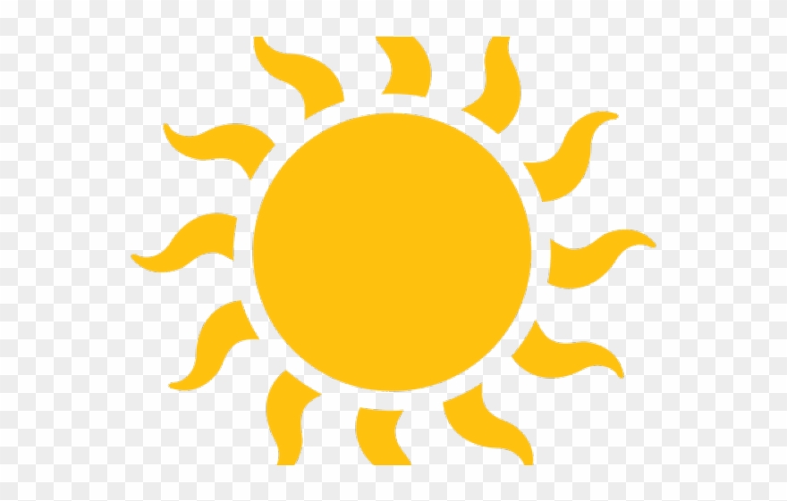 Drawn Sun Wavy - Cut Out Of Sun Clipart
