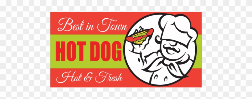 Basic Hot Dogs Vinyl Banner - Stock Illustration Clipart