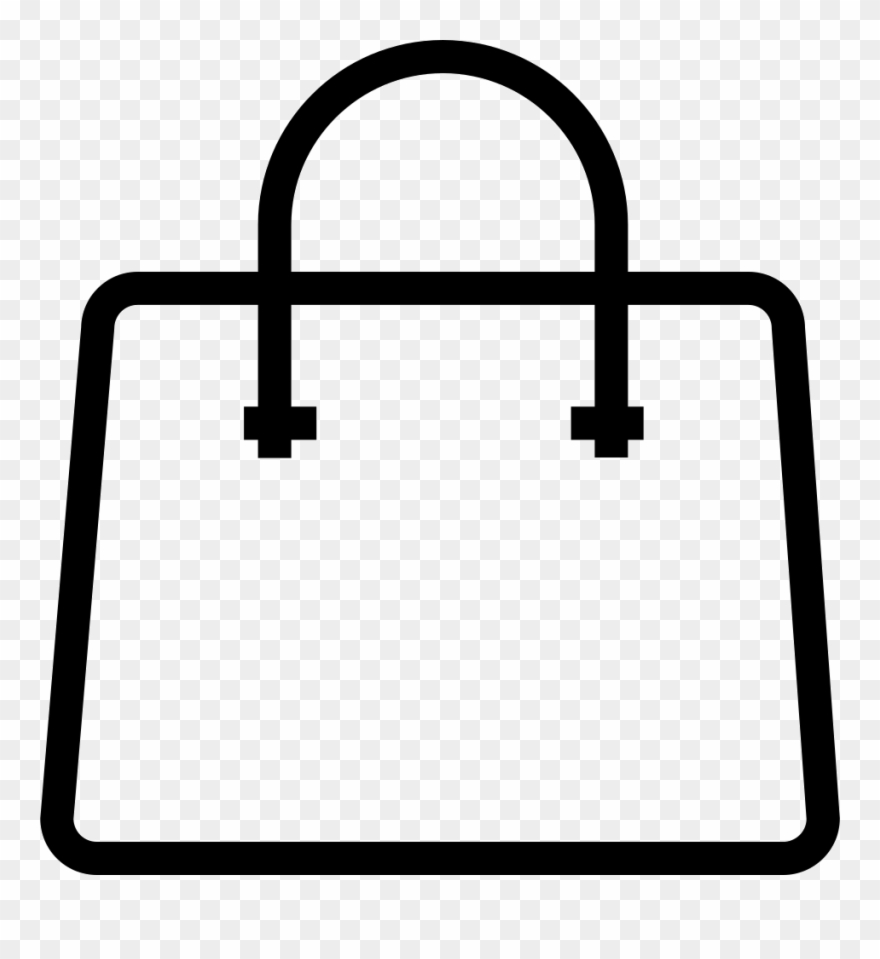 Png File Svg - Outline Of A Bag Clipart