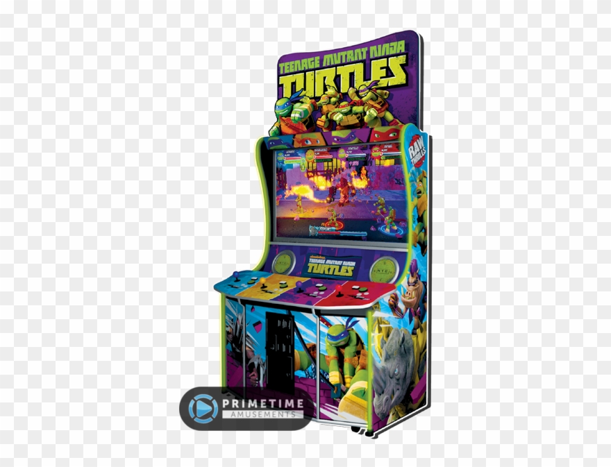At The Iaapa 2017 Event, With Attendees Being Able - Teenage Mutant Ninja Turtles 2018 Arcade Clipart