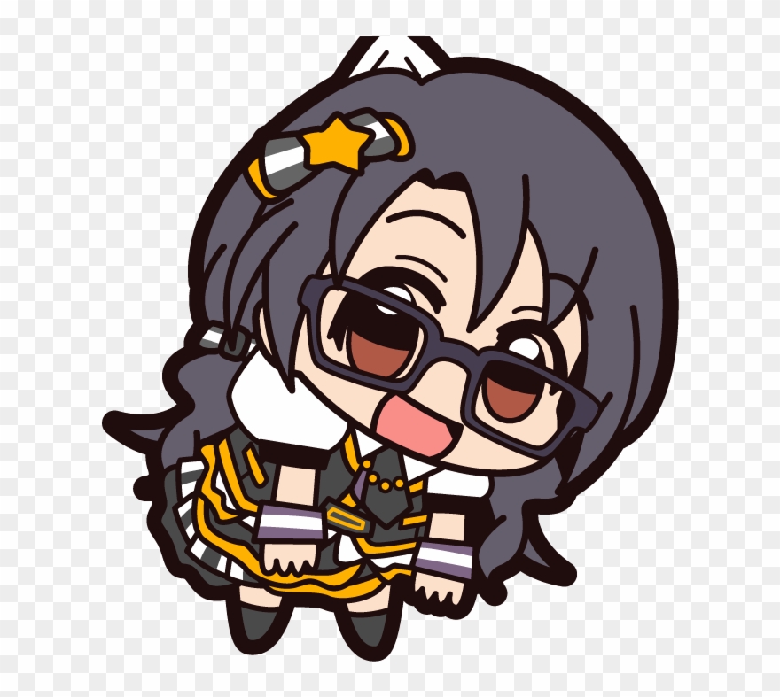 めがねの紗代子。 - Cartoon Clipart