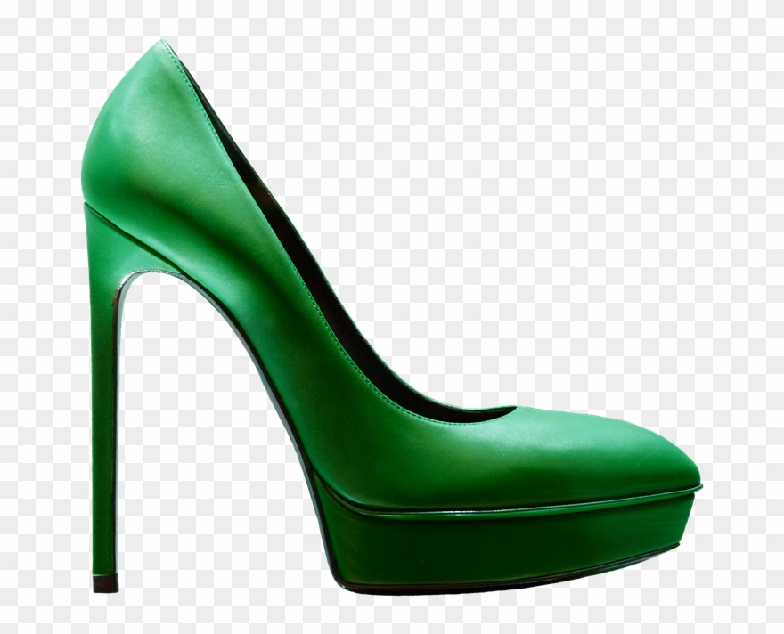 Green High Heels Png Clipart