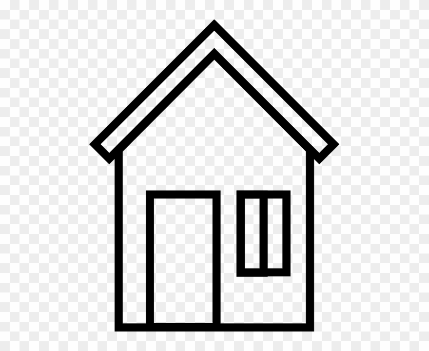 Rhomb Clipart House - Icon - Png Download
