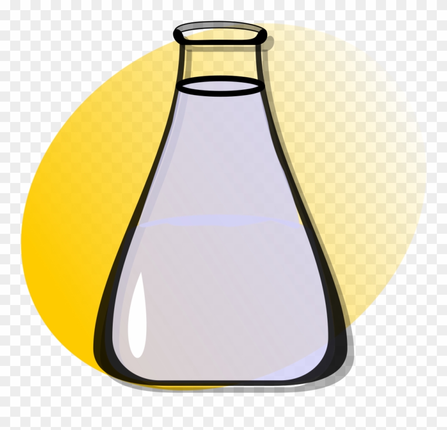 Full Bottle Chemistry Yellow - Chemistry Clipart