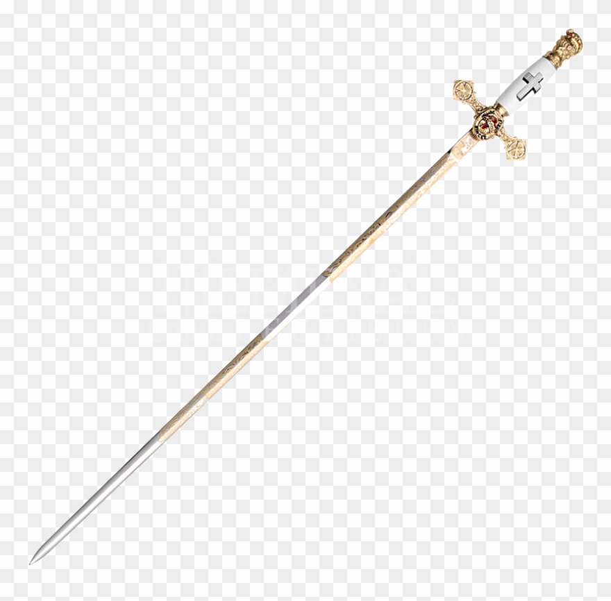 Knight Sword - Spada Massonica Clipart