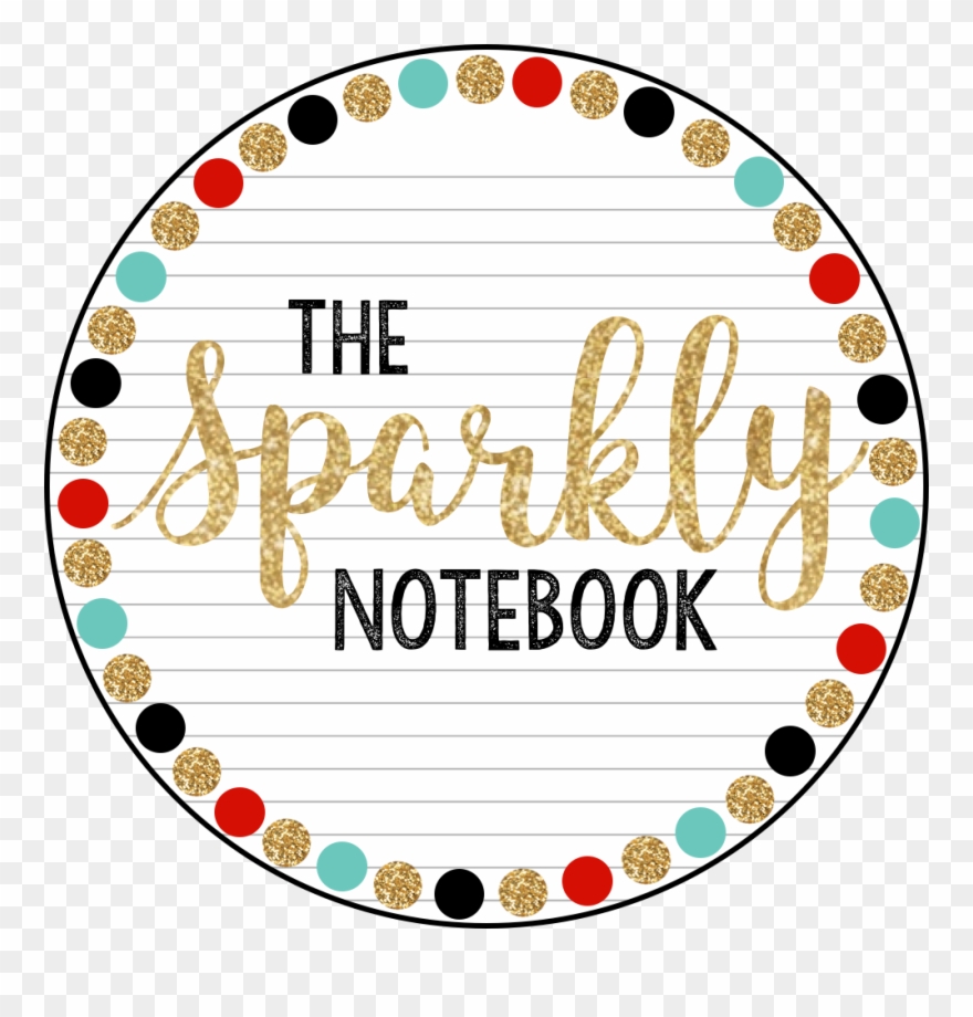 The Sparkly Notebook - Circle Clipart