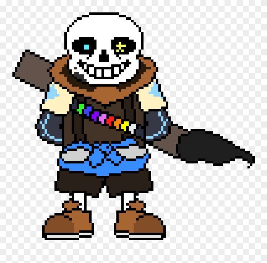 Ink Sans Sprite - Ink Sans Sprite Gif Clipart