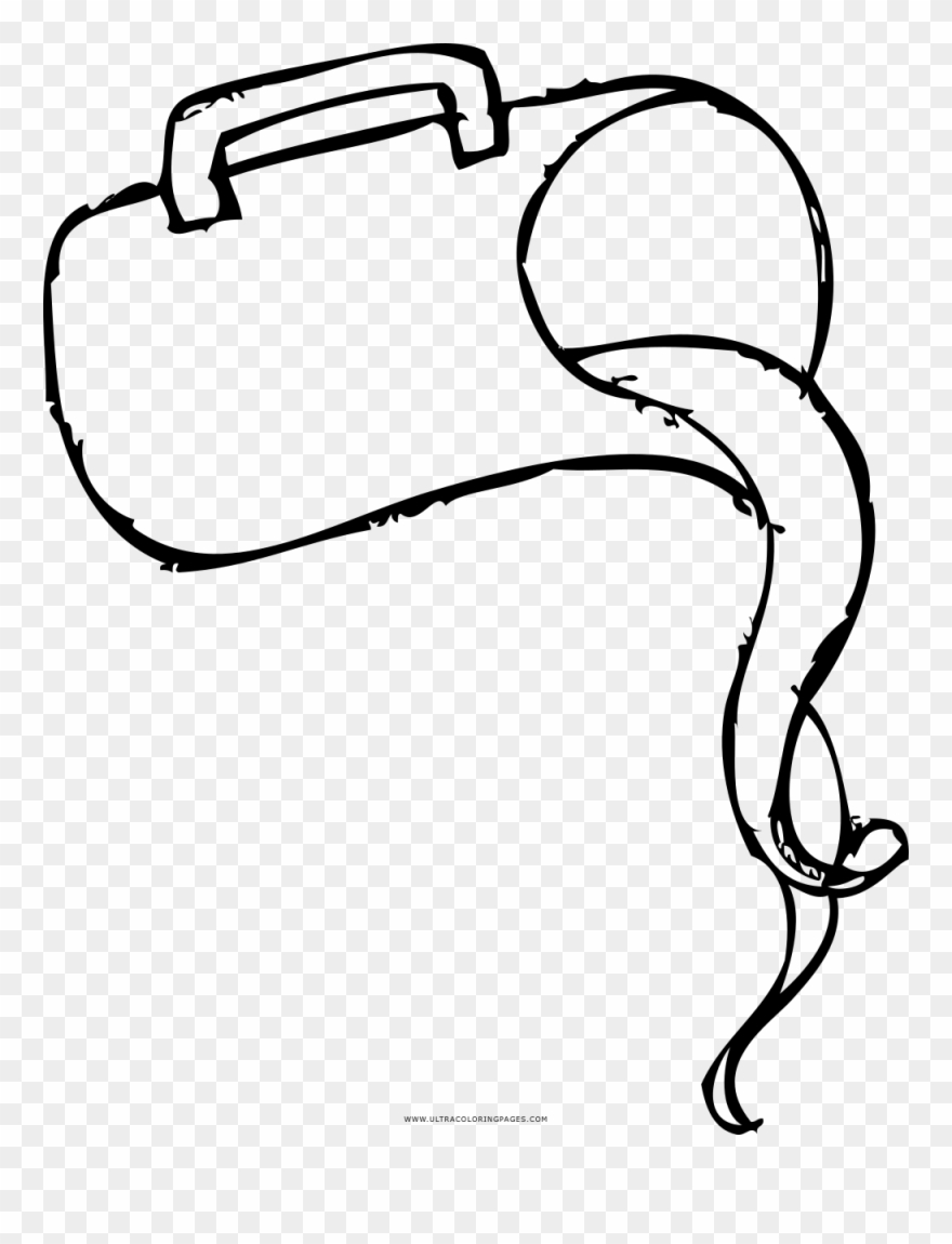 Jug Coloring Page - Line Art Clipart