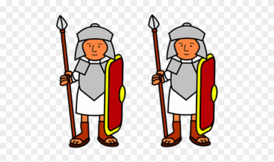 Roman Warriors Clipart Gideon - Roman Soldier Clip Art - Png Download