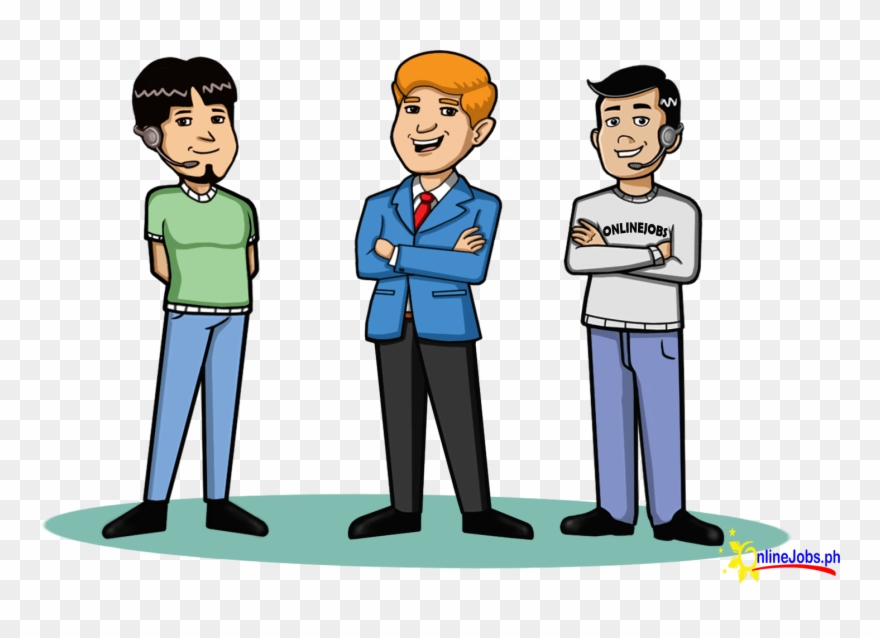 Four Pillars Of Managing Filipino Virtual Assistants - Cartoon Clipart