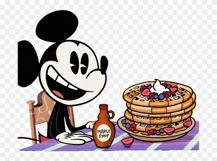 Mickey Mickeymouse Waffle Food Ñam Kawaii Waltdisney - Ilk Mickey Mouse Clipart