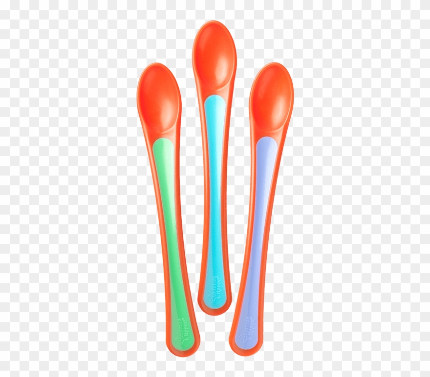 Heat Sensing Weaning Spoons - Tommee Tippee Heat Sensing Weaning Spoons Clipart