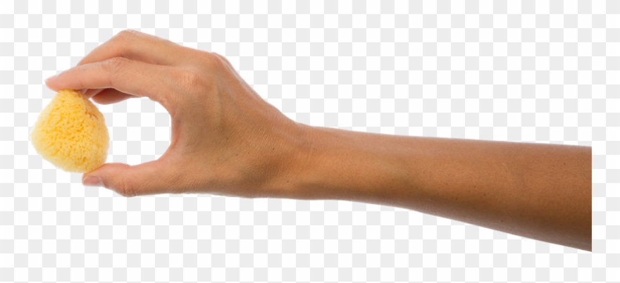 Washing Sponge Png - Orange Clipart