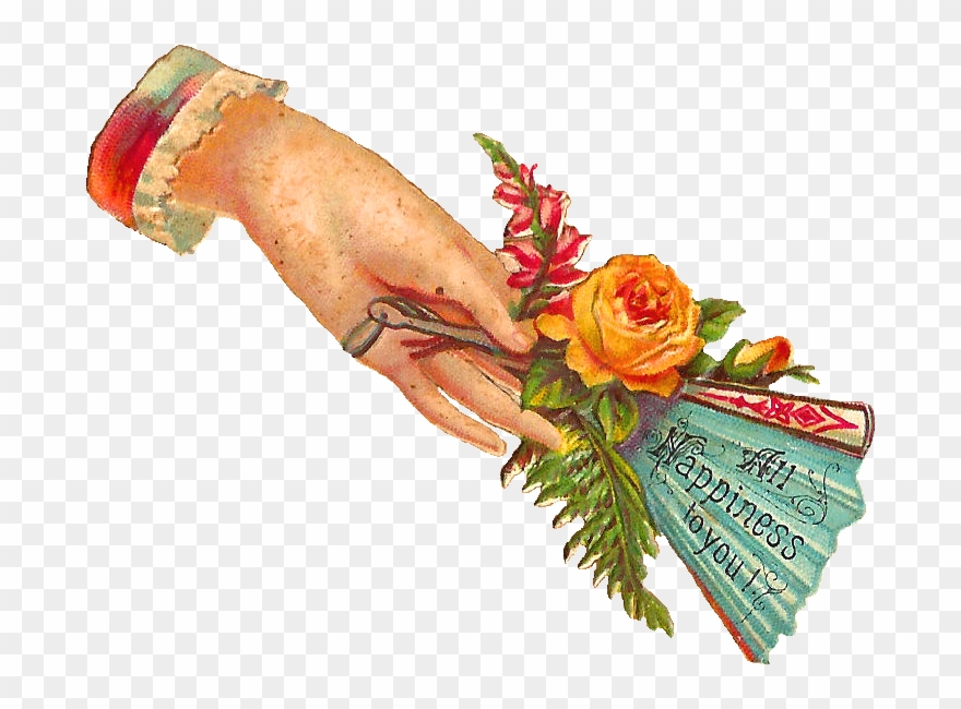 I Love Victorian Hand Whimsies They're So Pretty, Especially - Vintage Victorian Hand Clipart