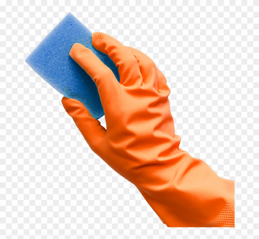 Washing Sponge In Hand Png - Wrist Clipart