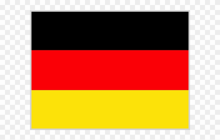 De - German Flag Vector Clipart