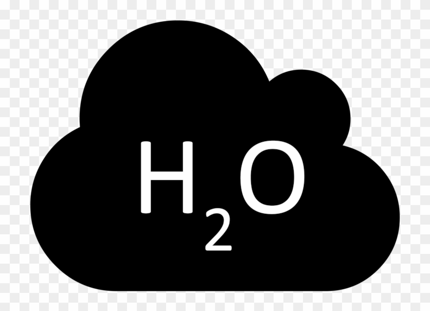H2o Water Vapor Icon - Icon Clipart