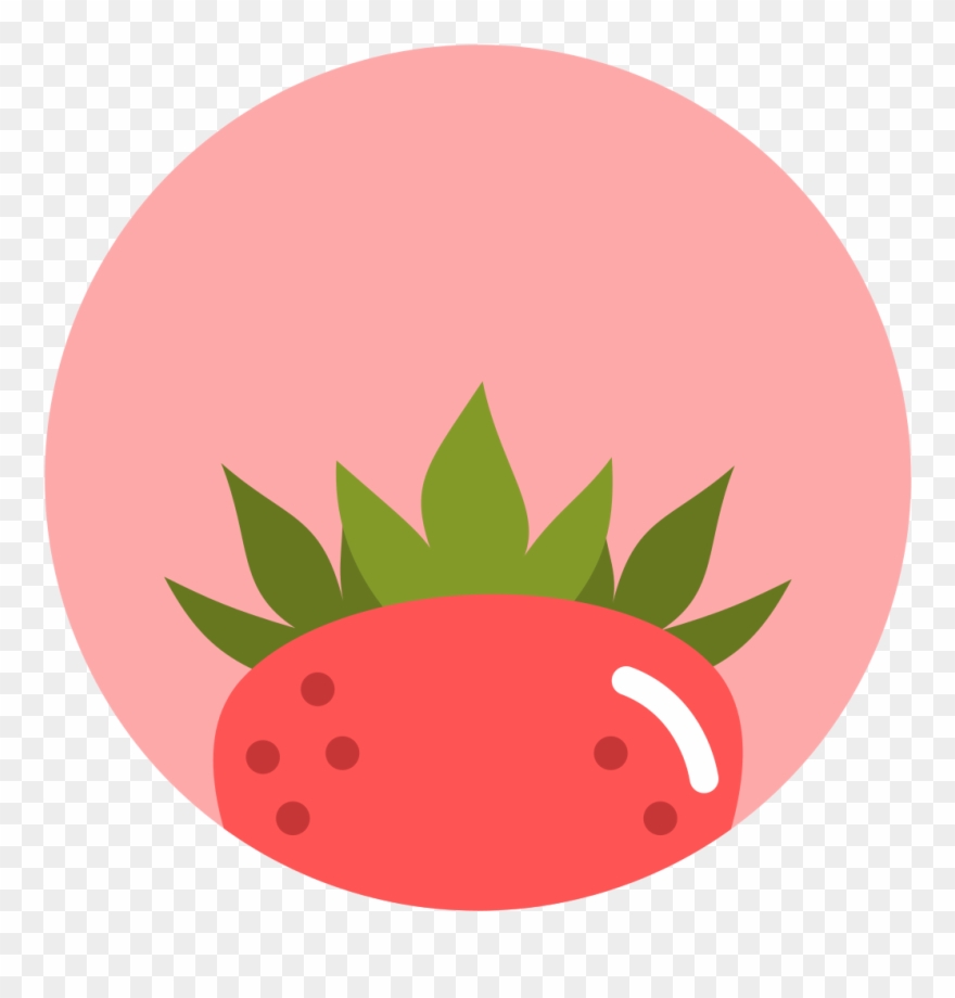 Download Svg Download Png - Strawberry Icon Png Clipart