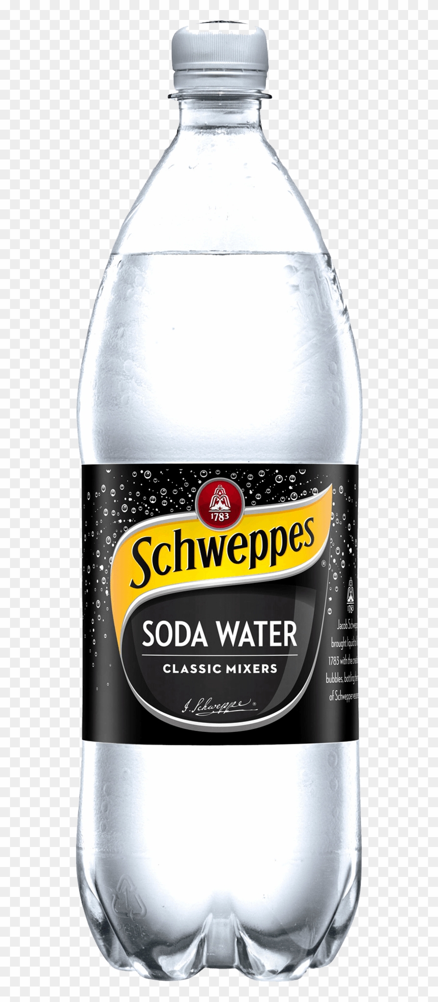 Schweppes Soda Water - Schweppes Soda Water 1.25 L Clipart