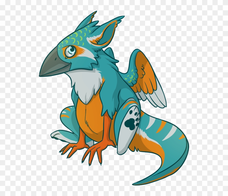 Baby Kingfisher~ - Cartoon Clipart