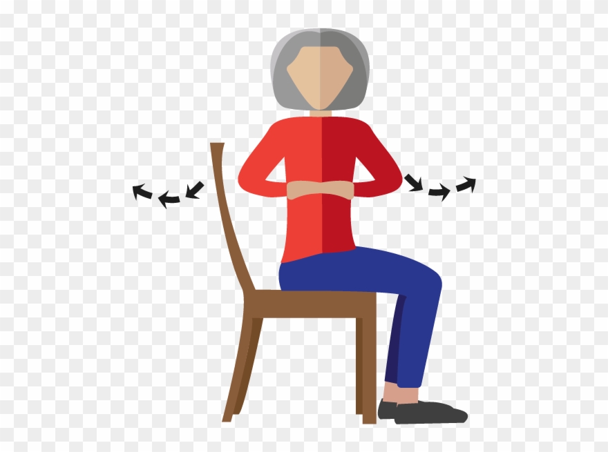 Repeat The Movement 4 Times - Sitting Clipart