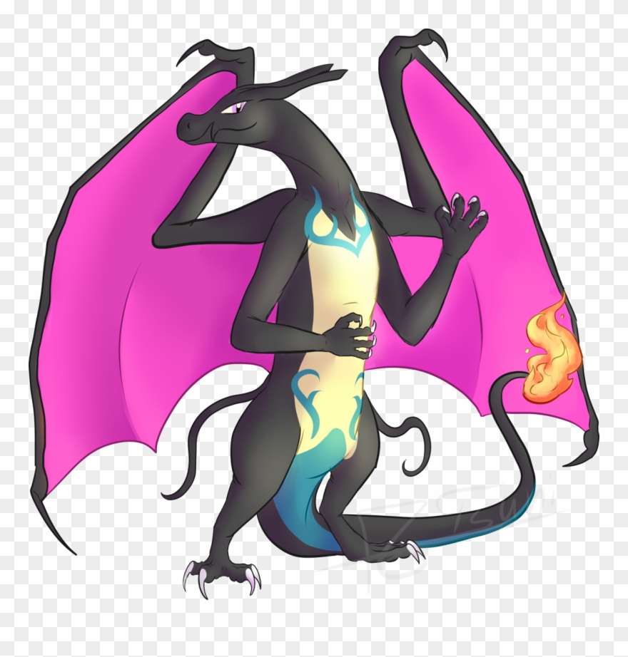 Salazzle Charizard Fusion , Png Download Clipart