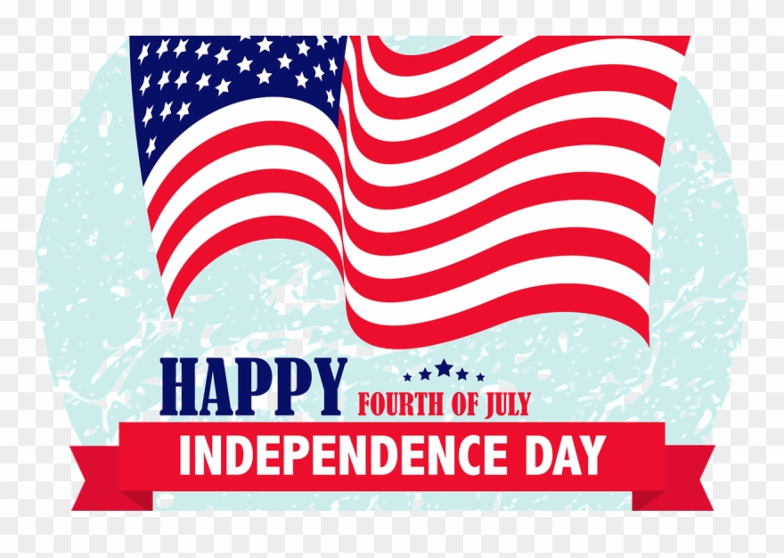 Independence Day- Business Offices Are Closed - Flag Of The United States Clipart